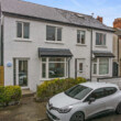 white semi detached house