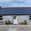 white pvc door on cottage