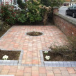 bricked front garden